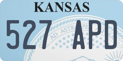 KS license plate 527APD