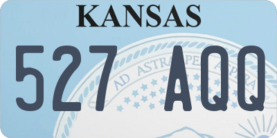 KS license plate 527AQQ