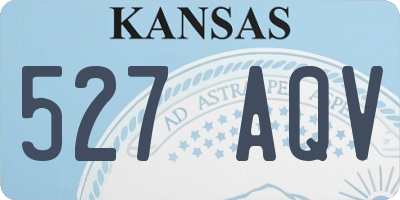 KS license plate 527AQV