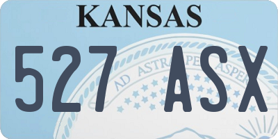KS license plate 527ASX