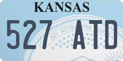 KS license plate 527ATD