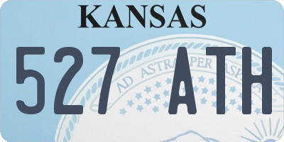KS license plate 527ATH