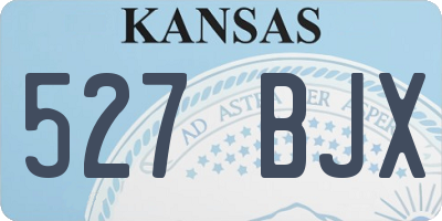 KS license plate 527BJX