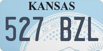 KS license plate 527BZL