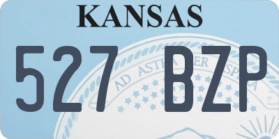 KS license plate 527BZP