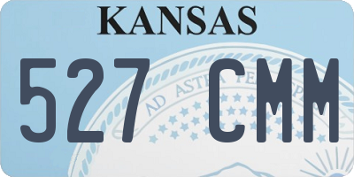 KS license plate 527CMM