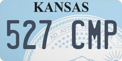 KS license plate 527CMP