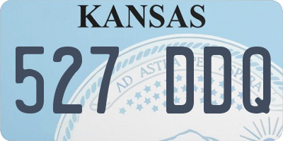 KS license plate 527DDQ