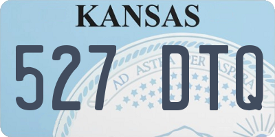 KS license plate 527DTQ