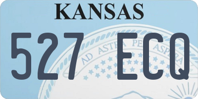 KS license plate 527ECQ