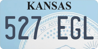 KS license plate 527EGL
