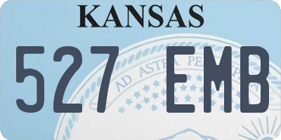 KS license plate 527EMB
