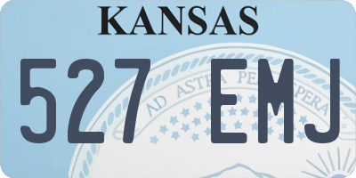 KS license plate 527EMJ
