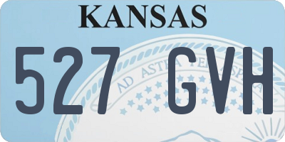 KS license plate 527GVH