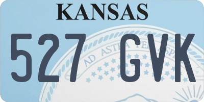 KS license plate 527GVK