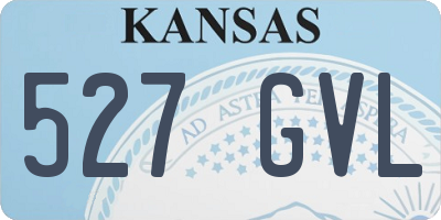 KS license plate 527GVL