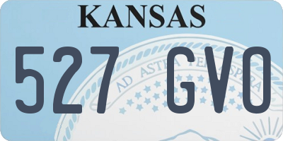 KS license plate 527GVO