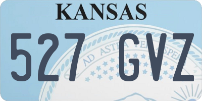KS license plate 527GVZ