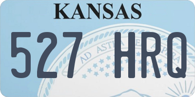 KS license plate 527HRQ
