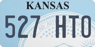 KS license plate 527HTO
