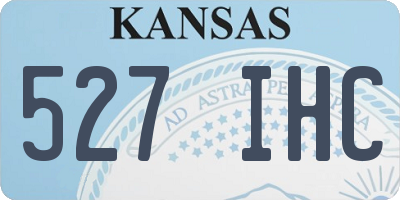 KS license plate 527IHC