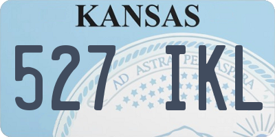 KS license plate 527IKL