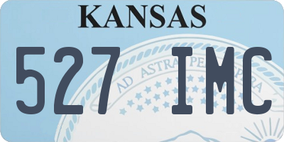 KS license plate 527IMC