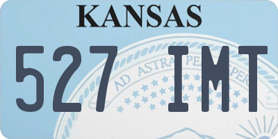 KS license plate 527IMT