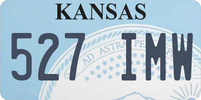 KS license plate 527IMW