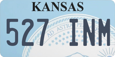 KS license plate 527INM