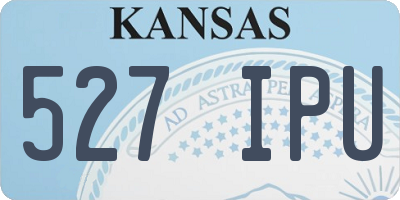 KS license plate 527IPU