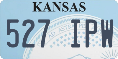 KS license plate 527IPW