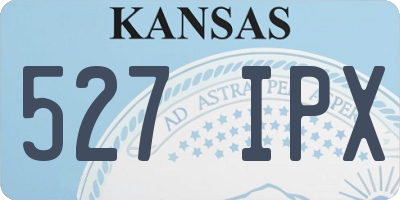 KS license plate 527IPX