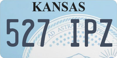 KS license plate 527IPZ