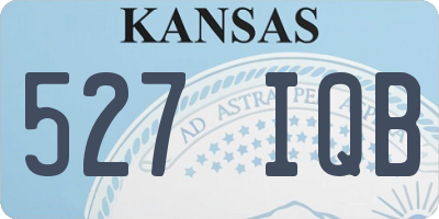 KS license plate 527IQB