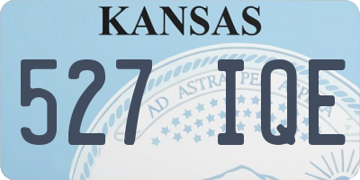 KS license plate 527IQE