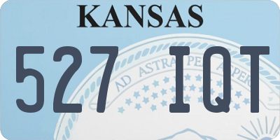 KS license plate 527IQT