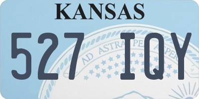 KS license plate 527IQY