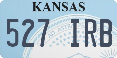 KS license plate 527IRB