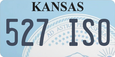 KS license plate 527ISO