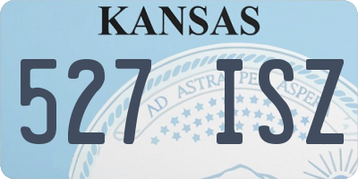 KS license plate 527ISZ