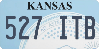KS license plate 527ITB