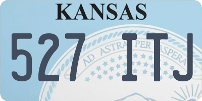 KS license plate 527ITJ