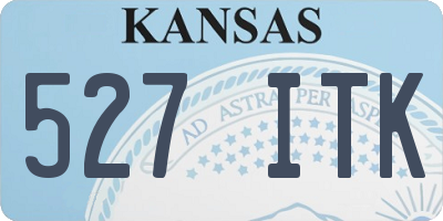 KS license plate 527ITK