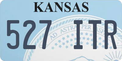 KS license plate 527ITR