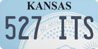KS license plate 527ITS