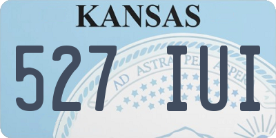 KS license plate 527IUI