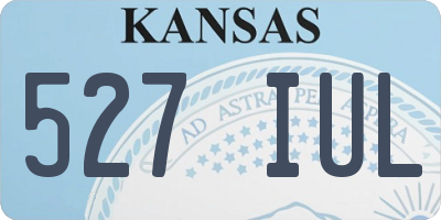 KS license plate 527IUL