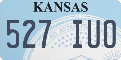 KS license plate 527IUO