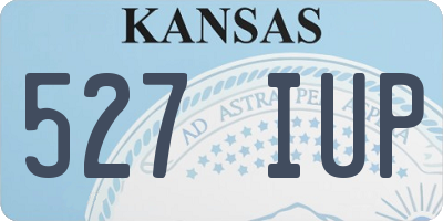 KS license plate 527IUP